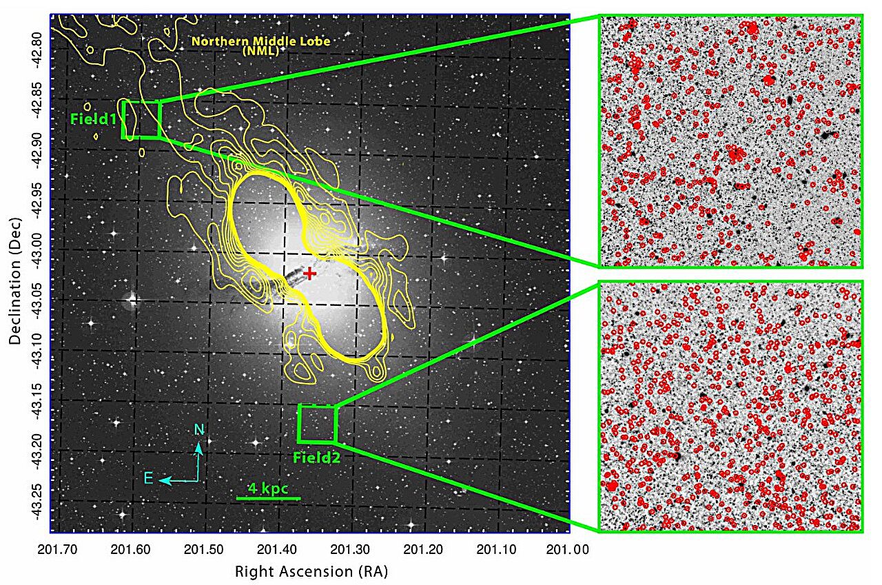 Observations explore Centaurus As halo